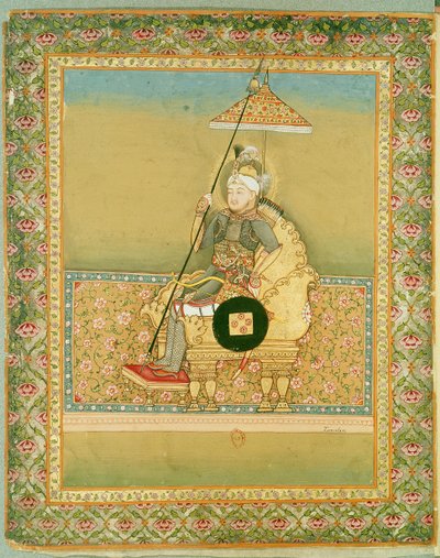 Tamerlane (1336-1404) from an Album of Portraits of Moghul Emperors, 1774 by Indian School